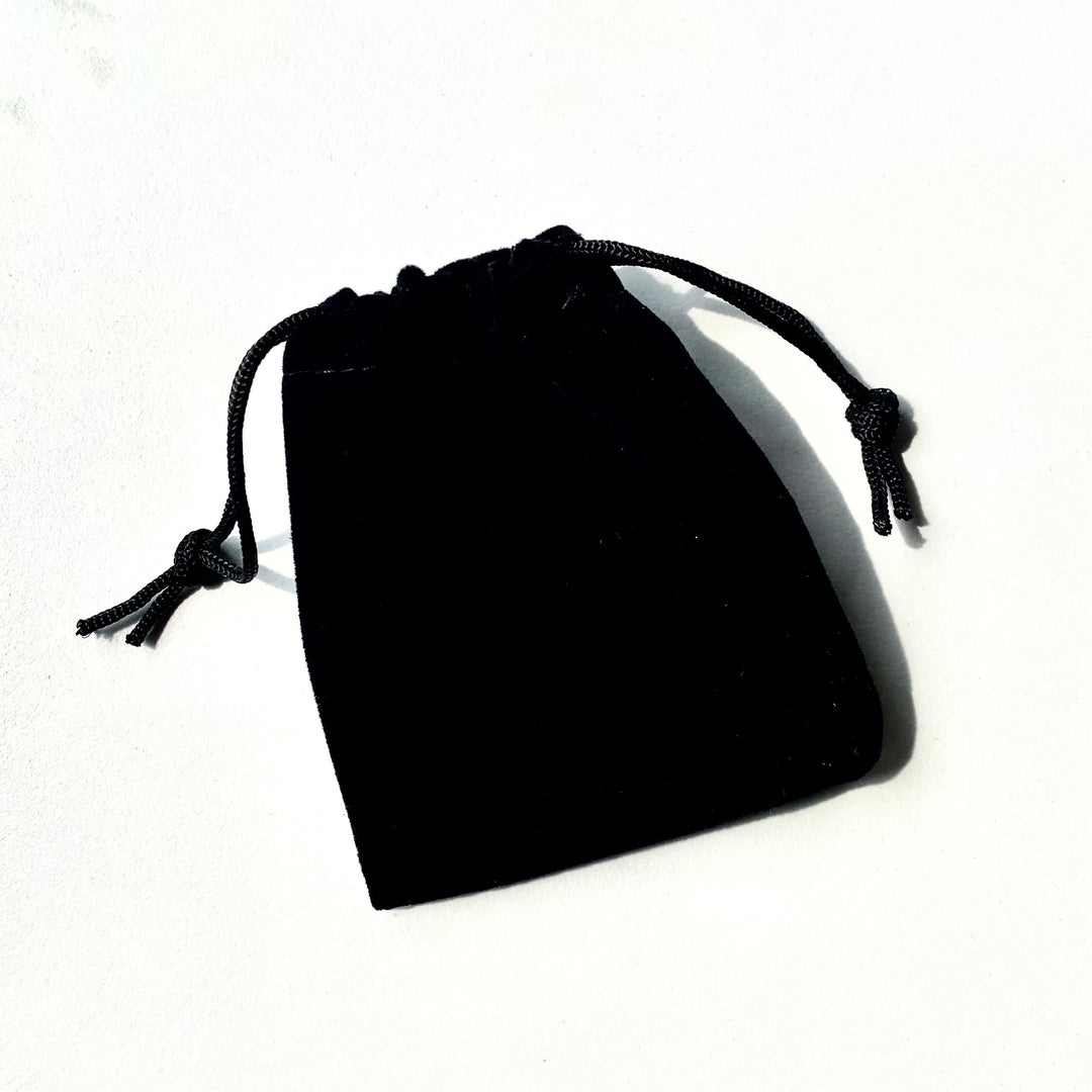 Black Velvet Jewelry Bag... for the Boys & Men