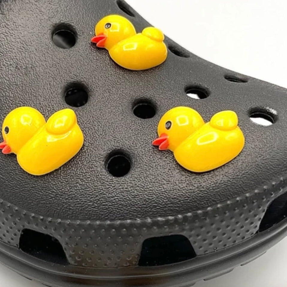 Rubber Duck Shoe Charms