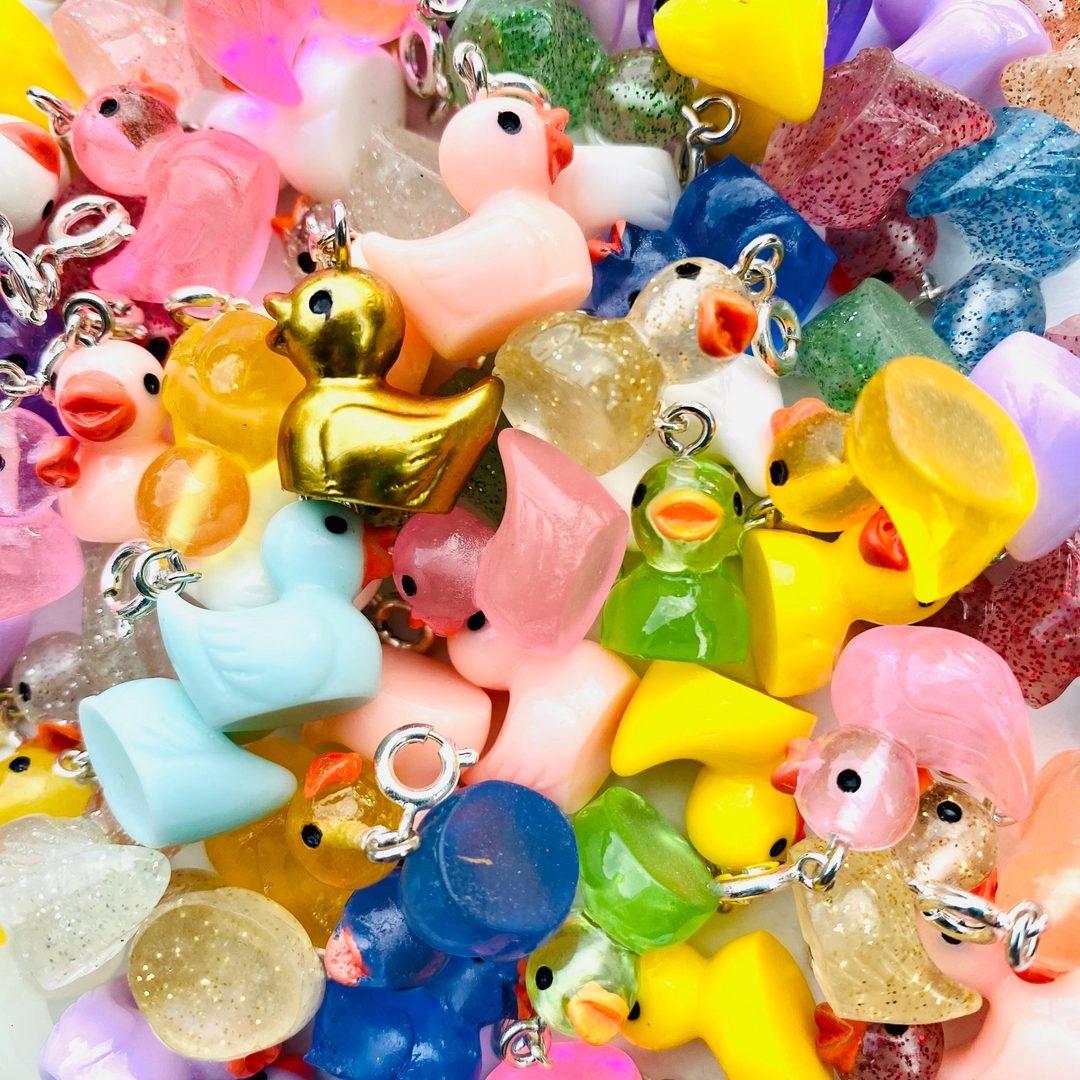 Golden Lucky Duck Charm