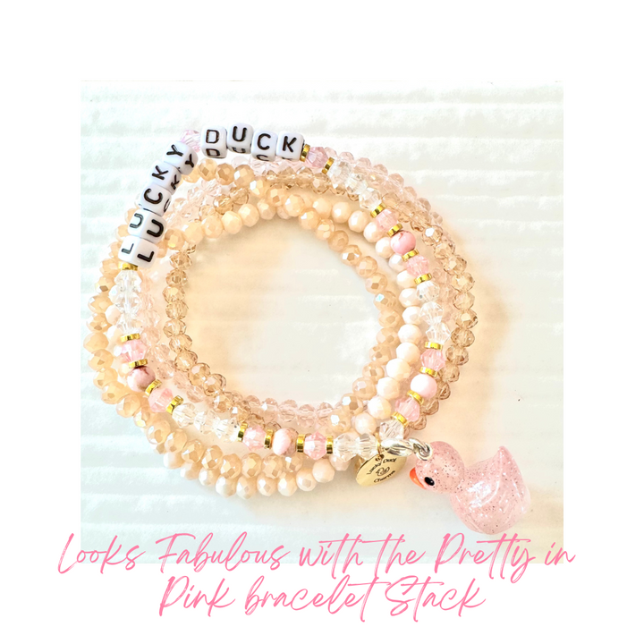 Looks Fabullus with the Pretty in Pink Bracelet Stack